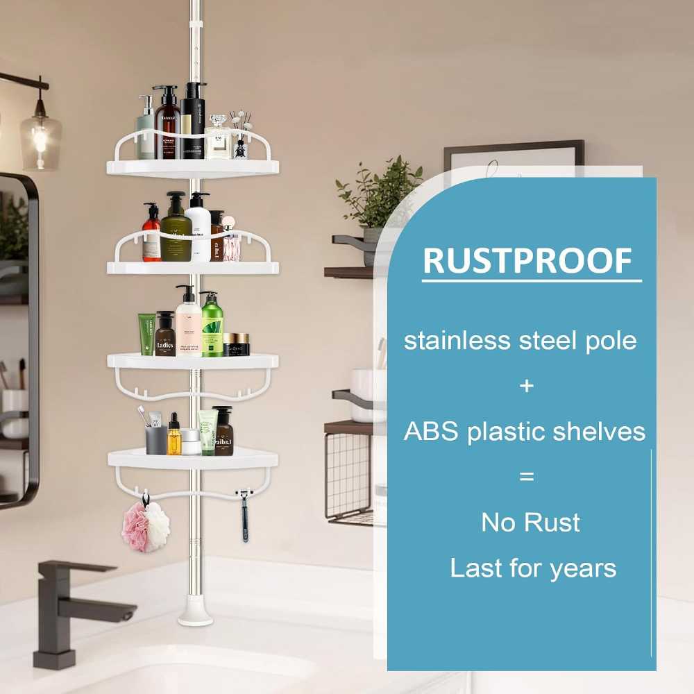 4 Layer Multi Corner Bathroom Organizer
